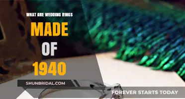 Vintage Wedding Rings: Metals and Styles of the 1940s