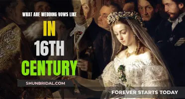Wedding Vows of the 16th Century: A Historical Perspective