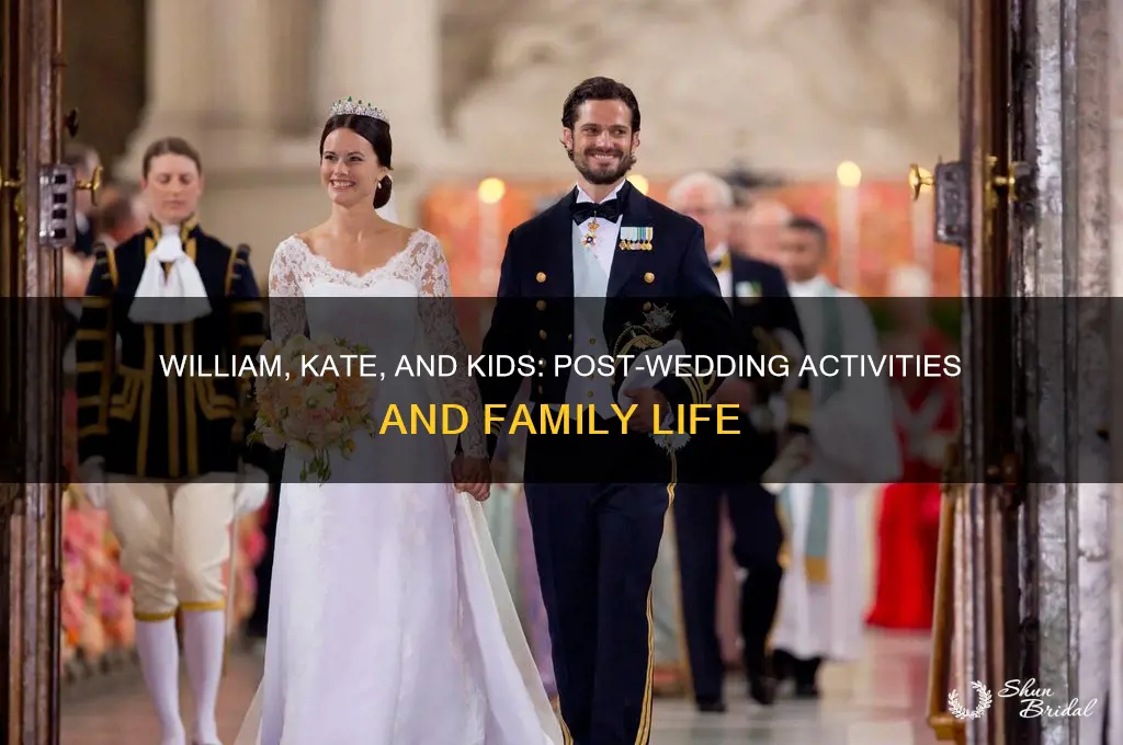 what are william kate and kids doing day after wedding