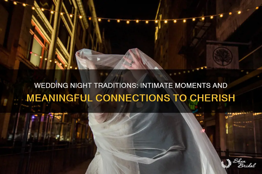 what are you supposed to do on your wedding night