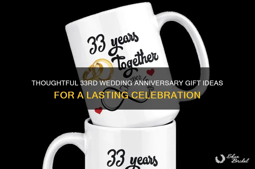 what are you supposed to give for 33rd wedding anniversary