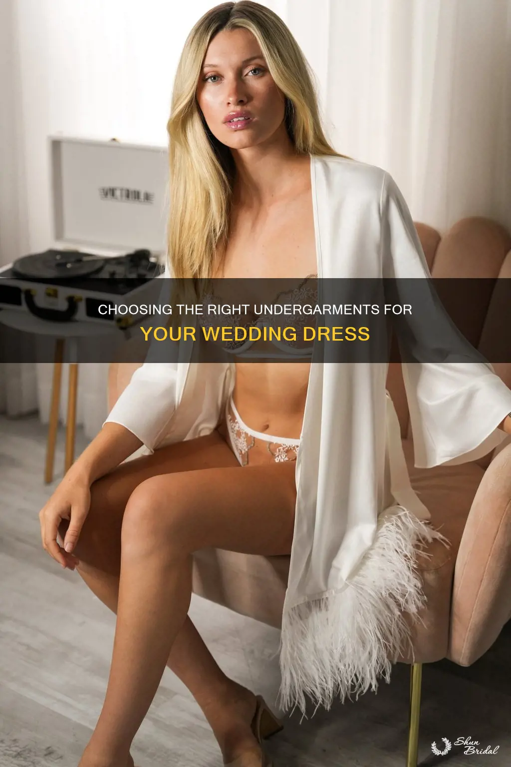 what are you supposed to wear under a wedding dress