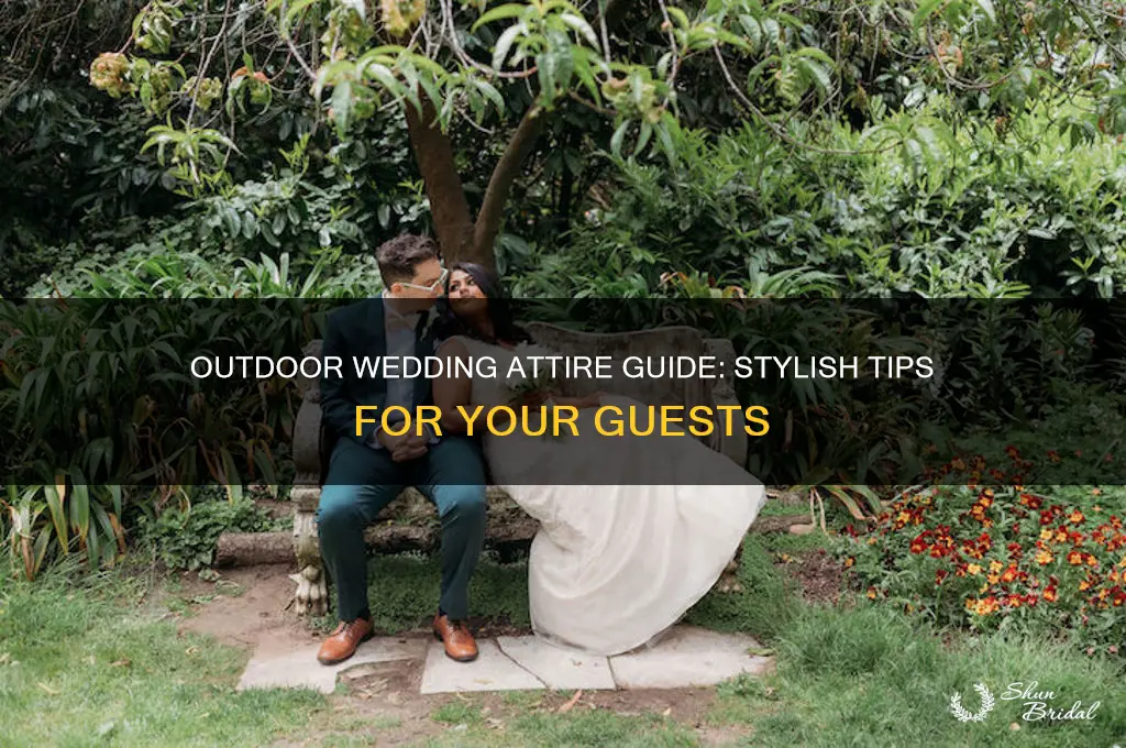 what attire to tell your guest for an outdoor wedding
