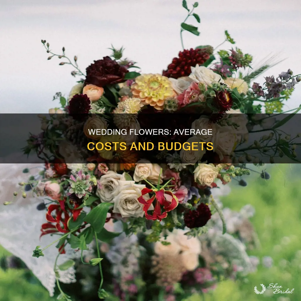what average range for wedding flowers