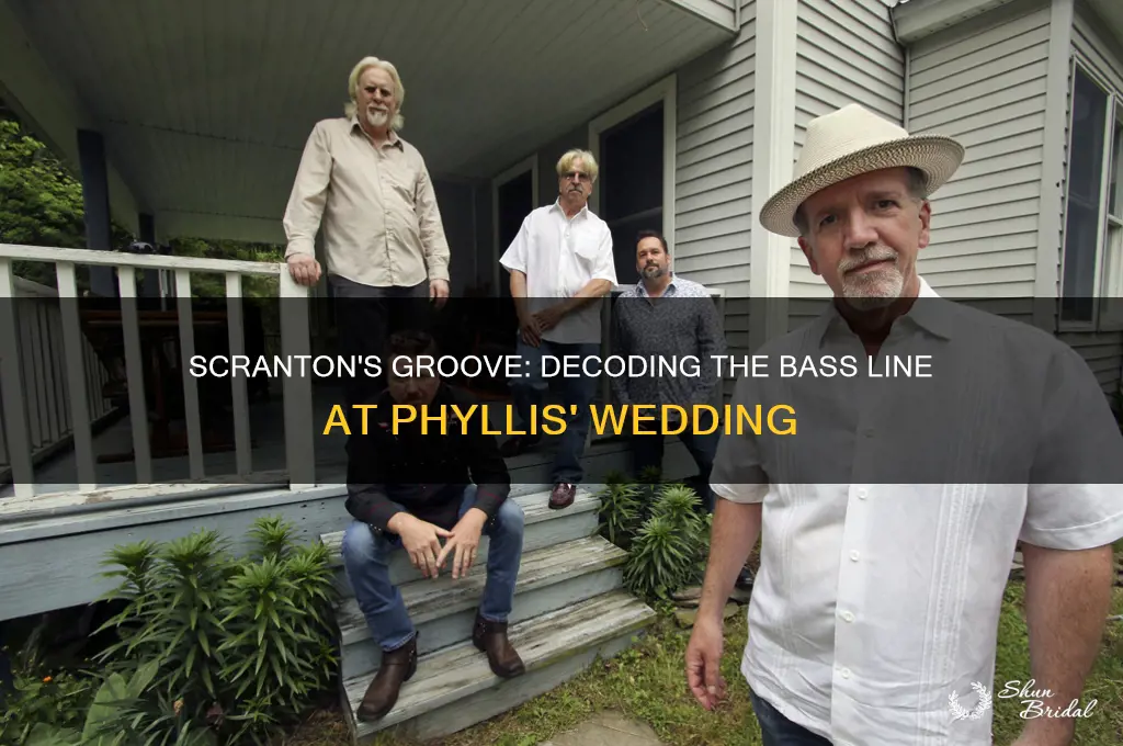 what bass is scrantonicity playing at phyllis wedding