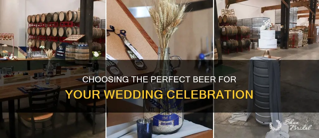 what beer to serve at wedding