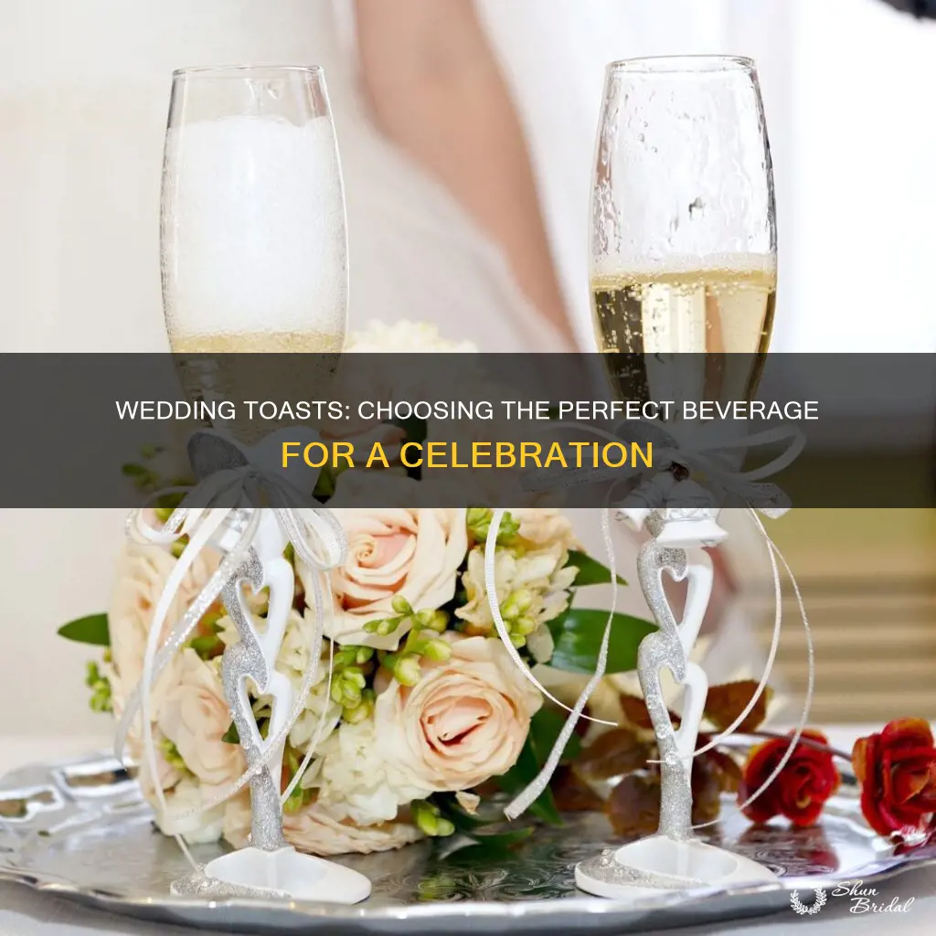 what beverage to use for wedding toasts