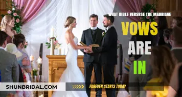 Biblical Foundations for Marriage Vows: Exploring Sacred Scripture Verses