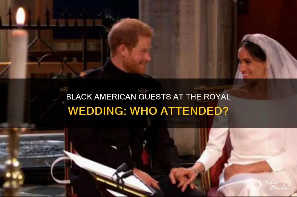 what black americans attend the royal wedding