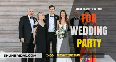 Decoding Black Tie: Wedding Party Attire Guide for Elegant Celebrations