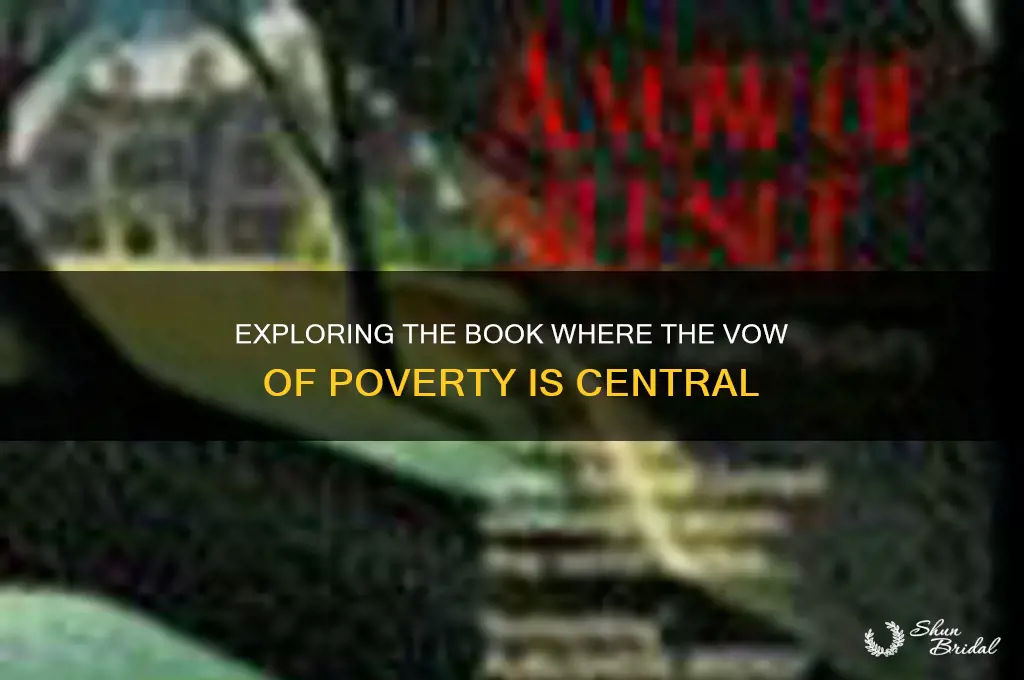 what book is vow of poverty in