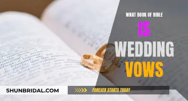Finding Wedding Vows in the Bible