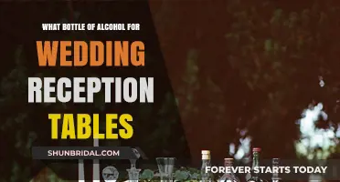 Choosing Alcohol for Wedding Reception Tables