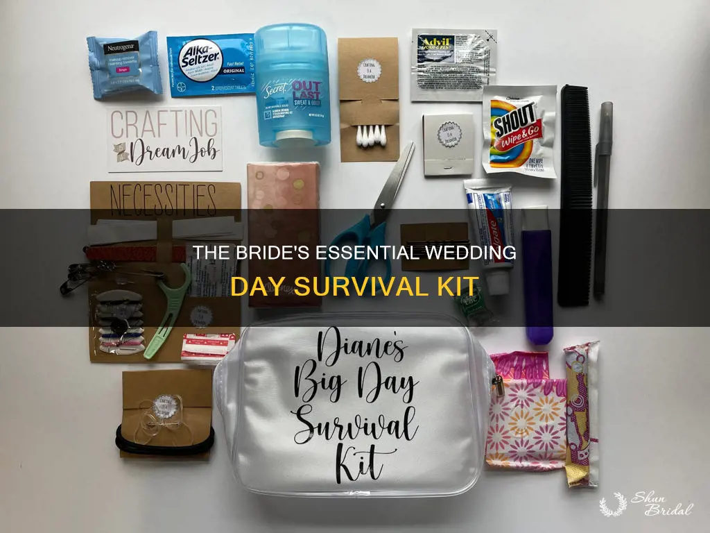 what bride needs on wedding day