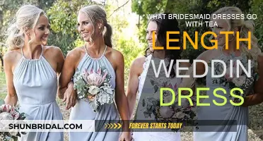 Bridesmaid Dresses to Complement Tea-Length Wedding Gowns