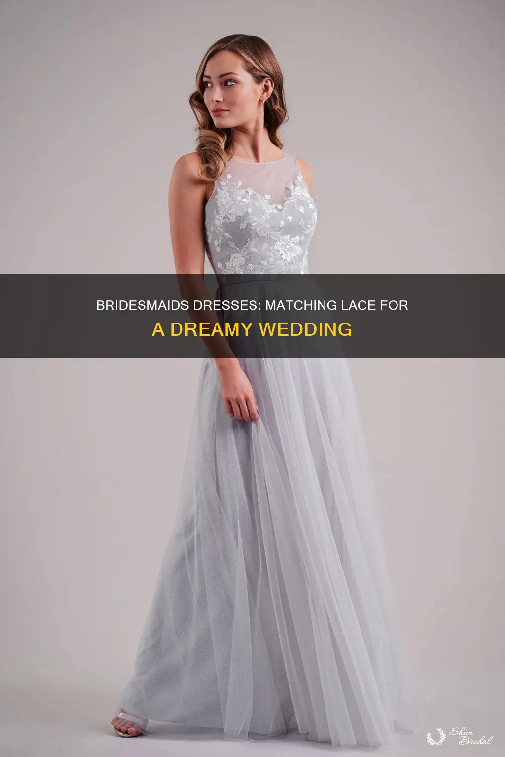 what bridesmaids dresses go with lace