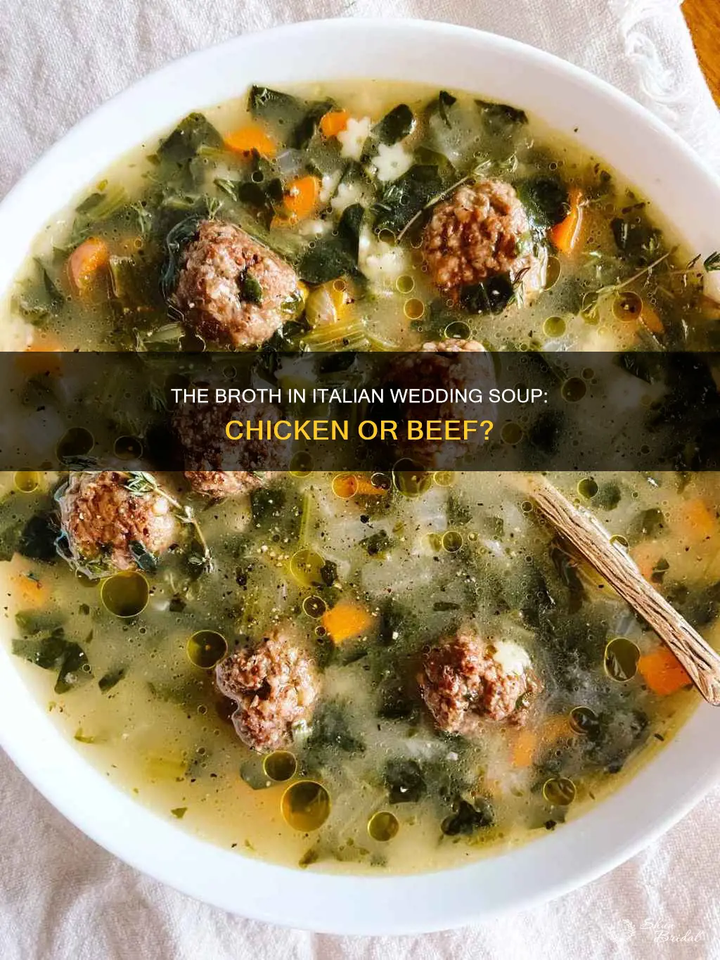 what broth is used in itatlian wedding soup