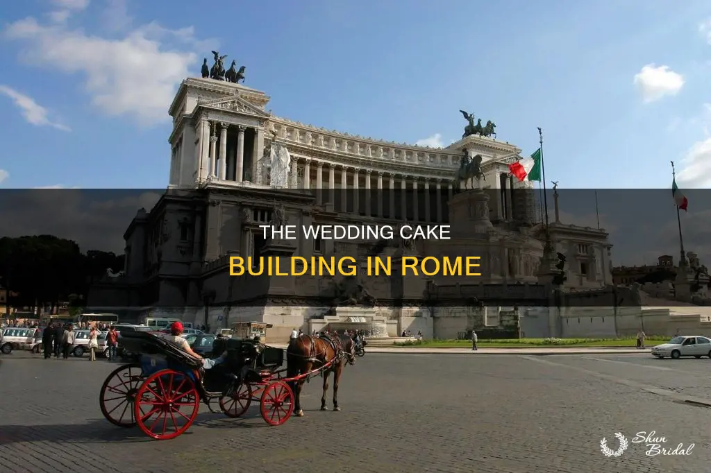 what building in rome is called the wedding cake