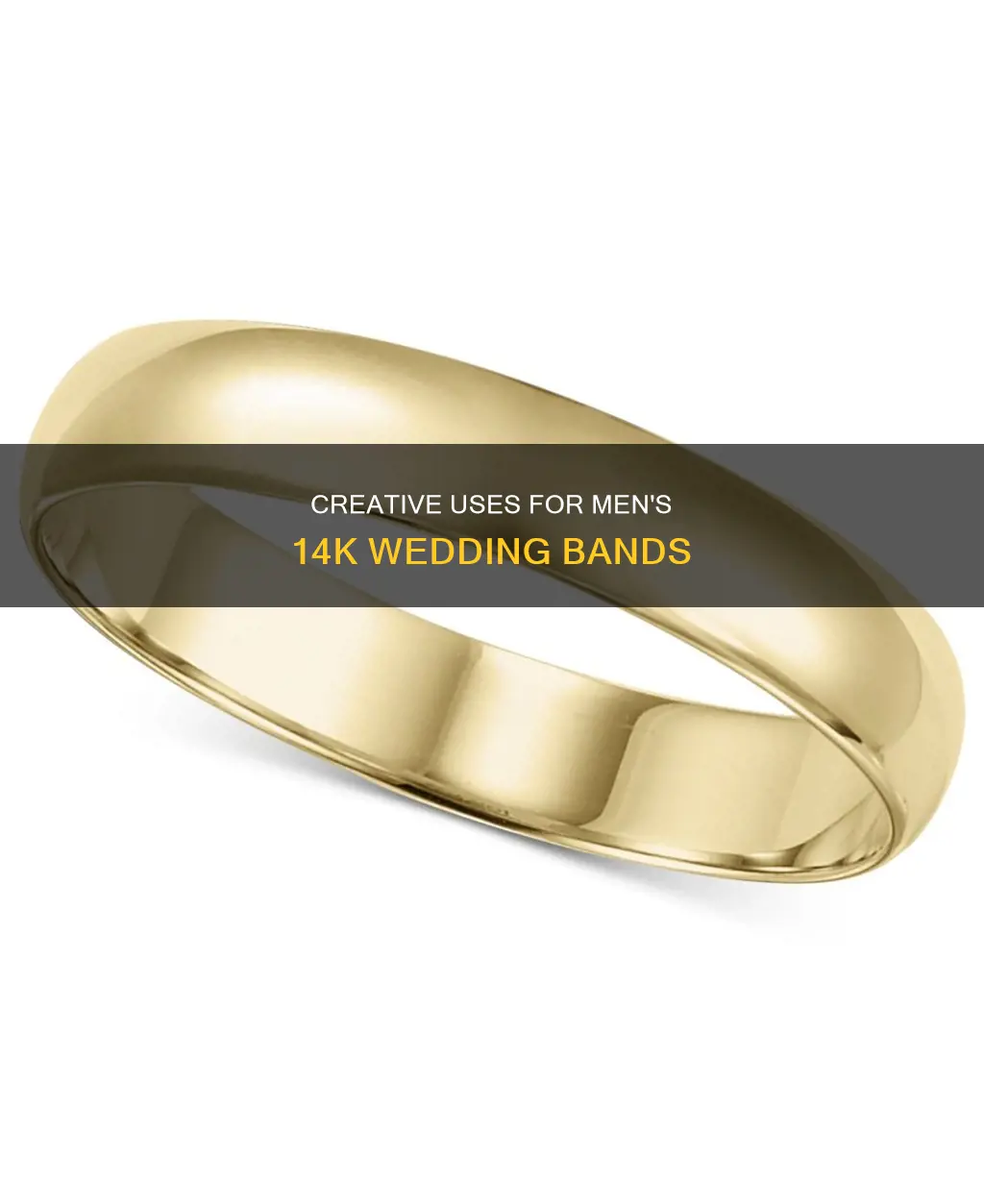 what ca you do with mens 14k wedding bands