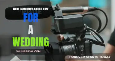 Choosing the Right Camcorder for Wedding Videography
