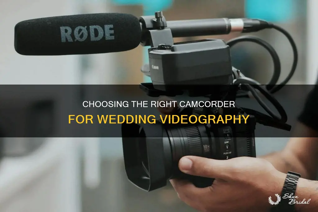 what camcorder should I use for a wedding