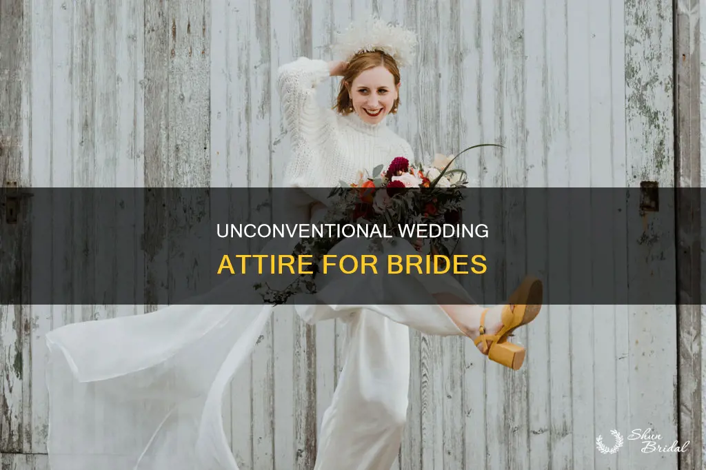 what can a bride wear instead of a wedding dress
