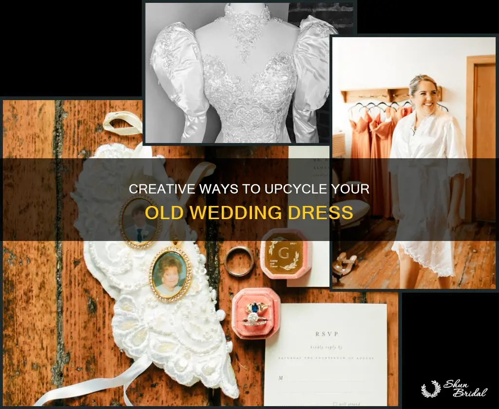 what can be made from old wedding dresses