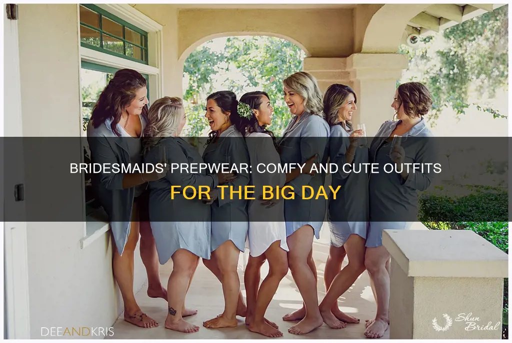 what can bridesmaids wear while getting ready