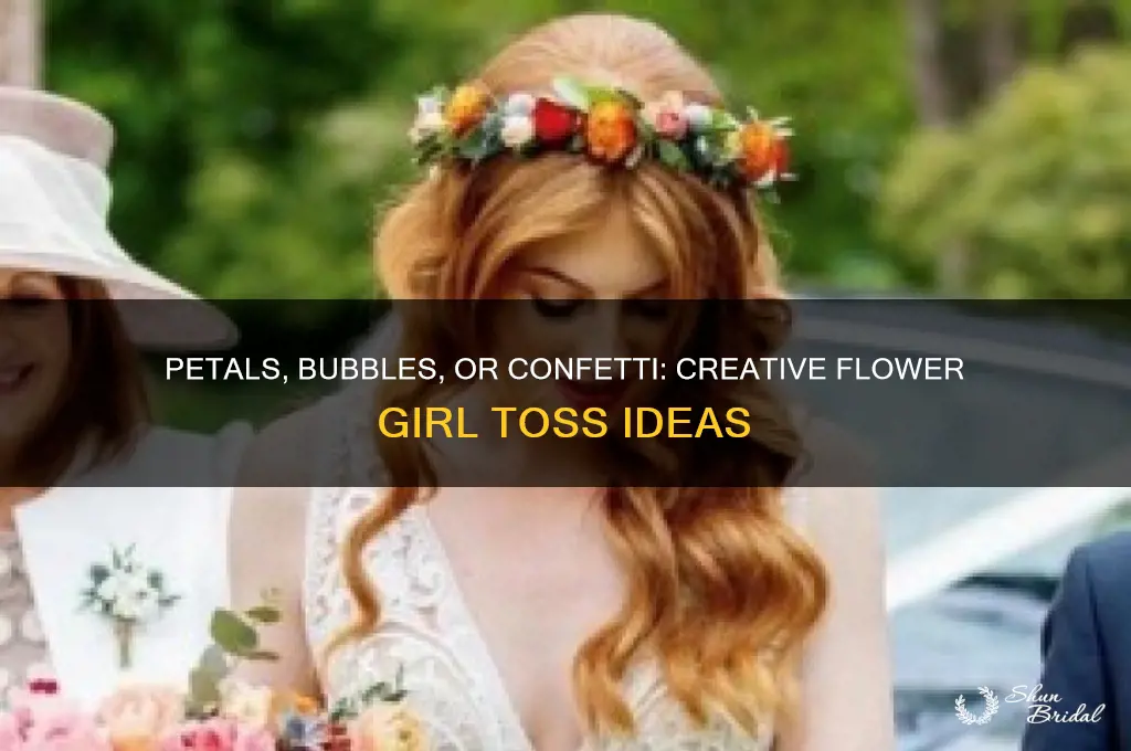 what can flower girl throw