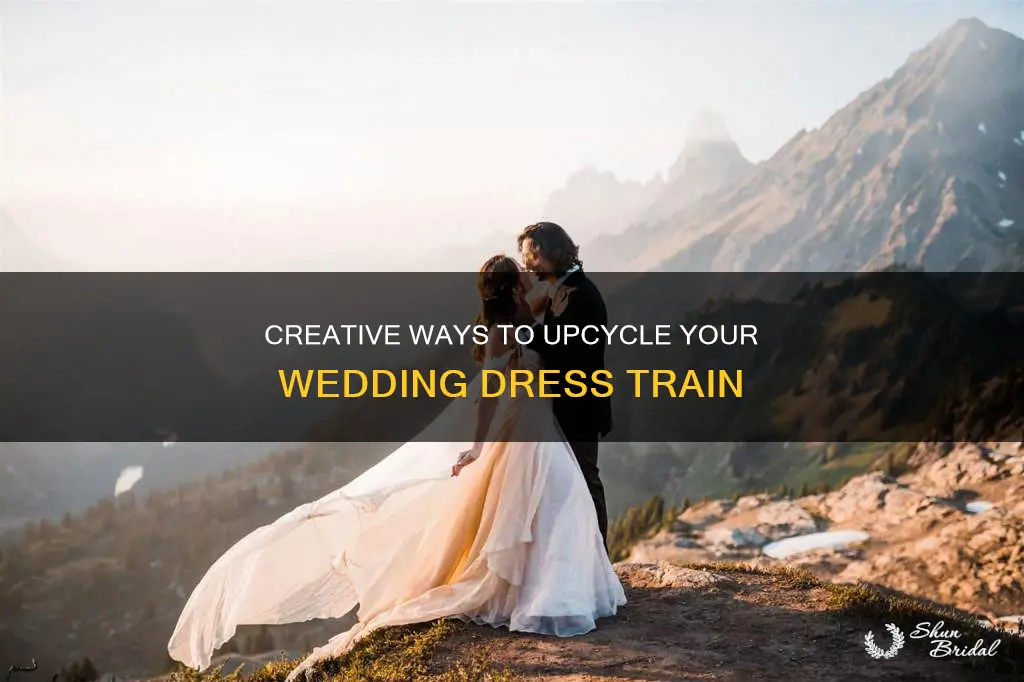 what can I make out of a wedding dress train