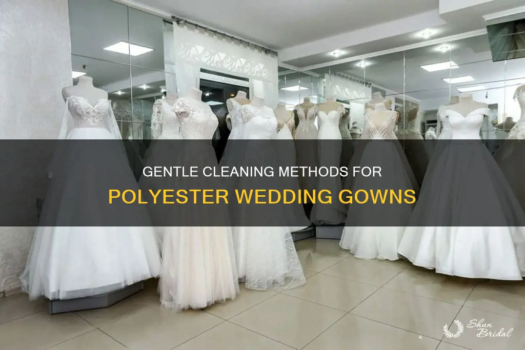 what can I use to wash a polyester wedding dress