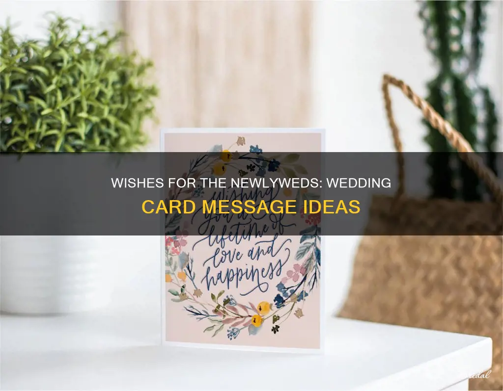 what can I write in a wedding card