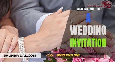 Crafting the Perfect Wedding Invitation: What to Write