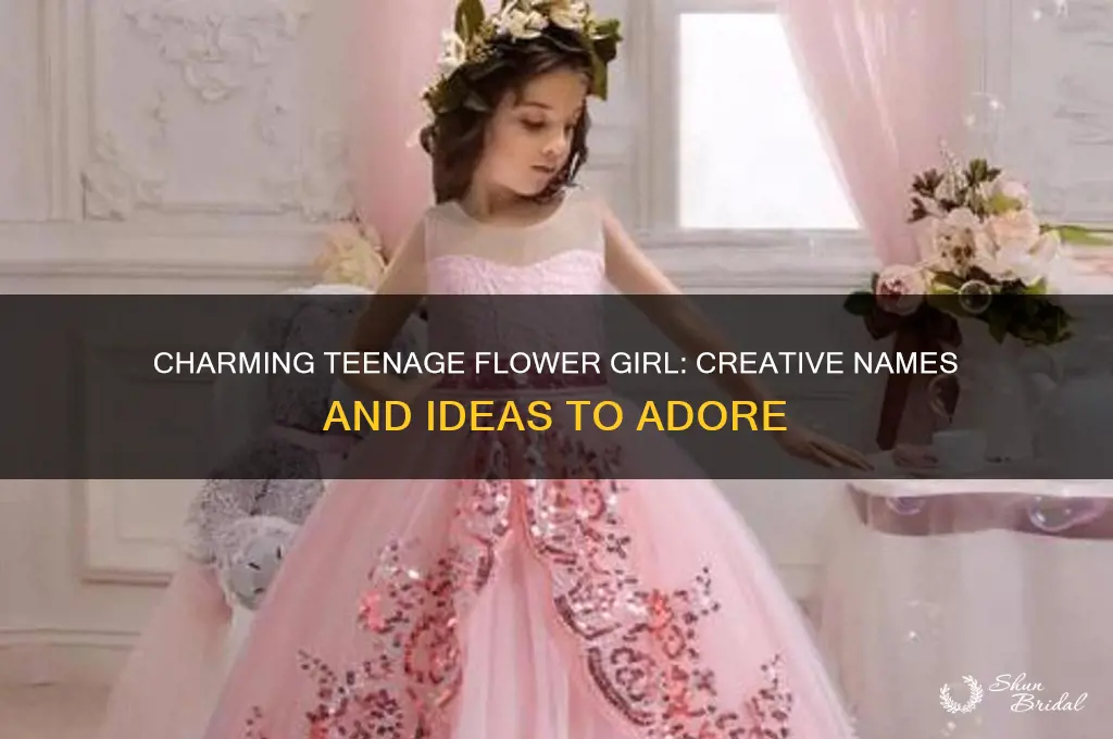 what can you call a teenage flower girl