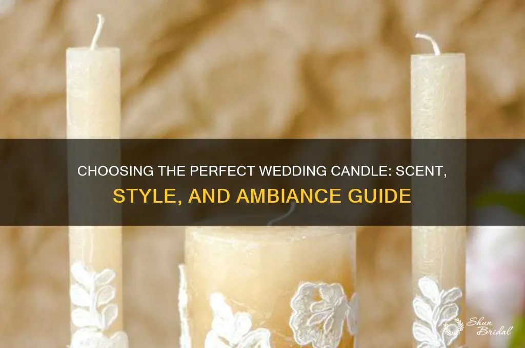 what candle should I buy for my wedding
