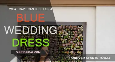 Choosing the Perfect Cape for Your Blue Wedding Dress