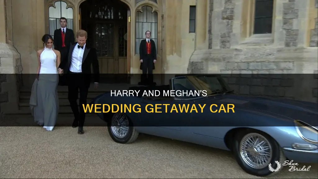 what car does prince harry leave his wedding in