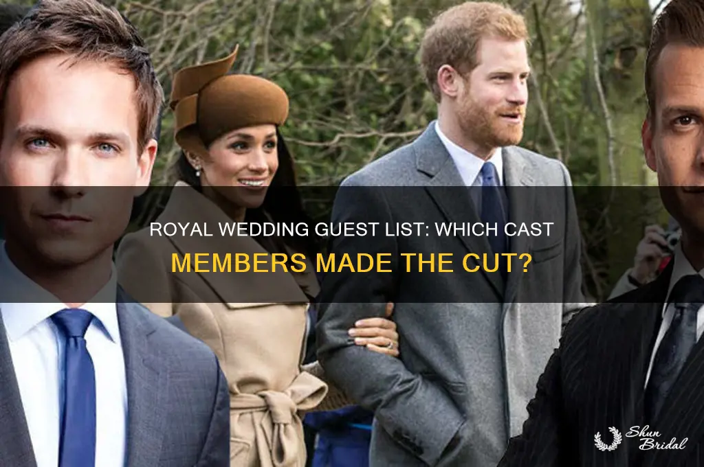 what cast members attending royal wedding