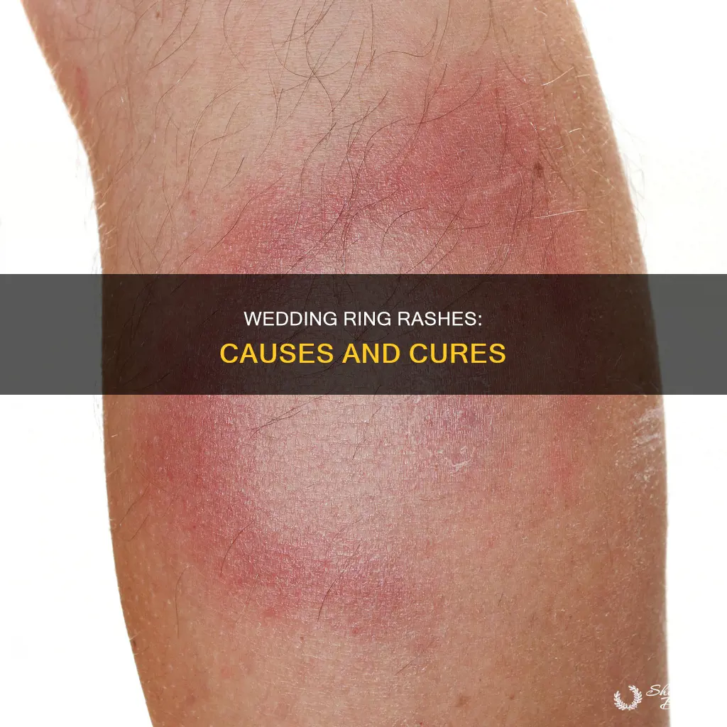 what causes blister like rash under wedding ring