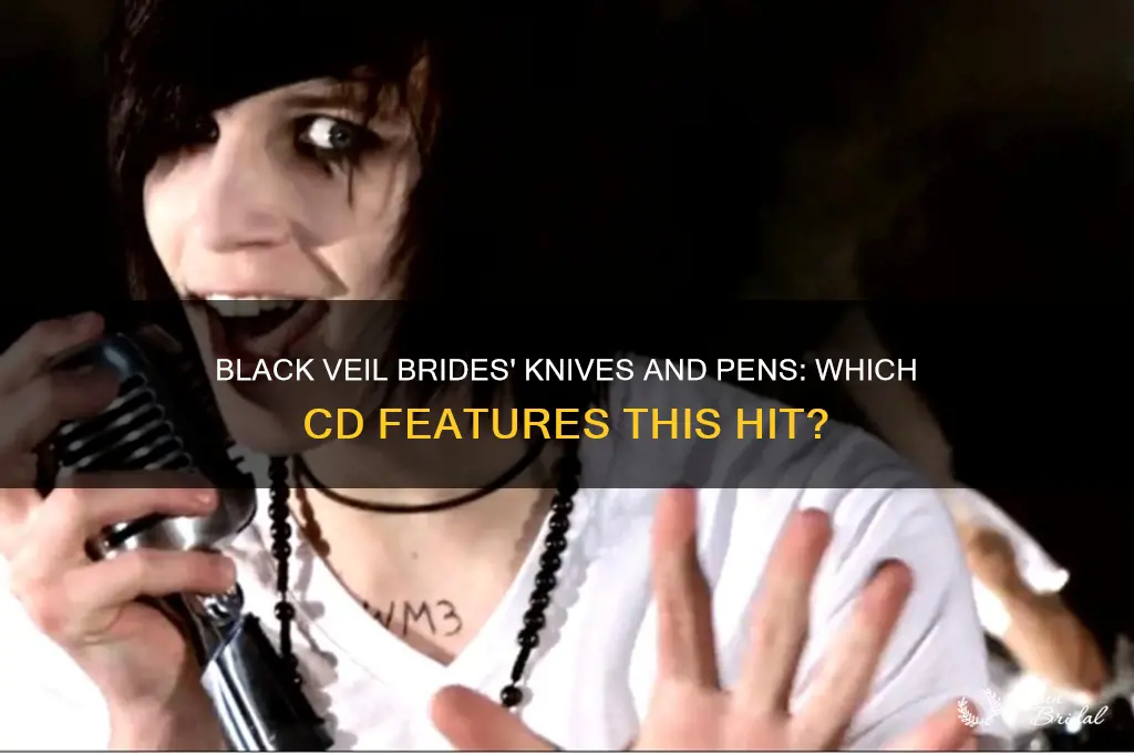 what cd is black veil bides knives and pens on