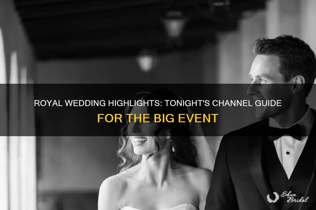 what channel is highlight of royal wedding on tonight