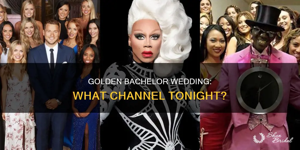 what channel is the golden bachelor wedding on tonight