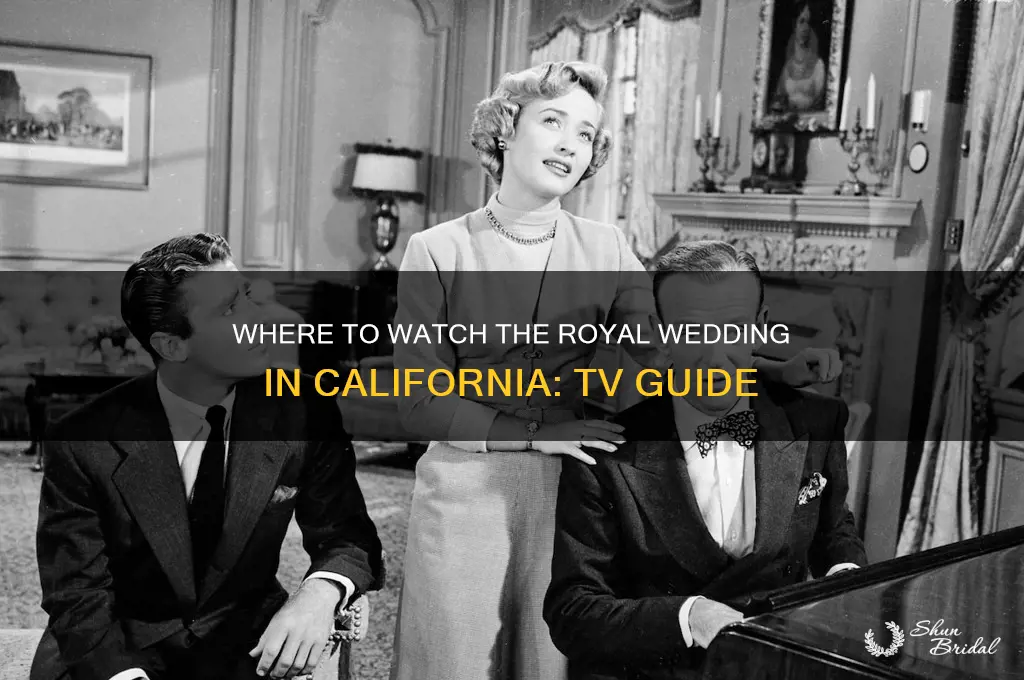 what channel is the royal wedding on california