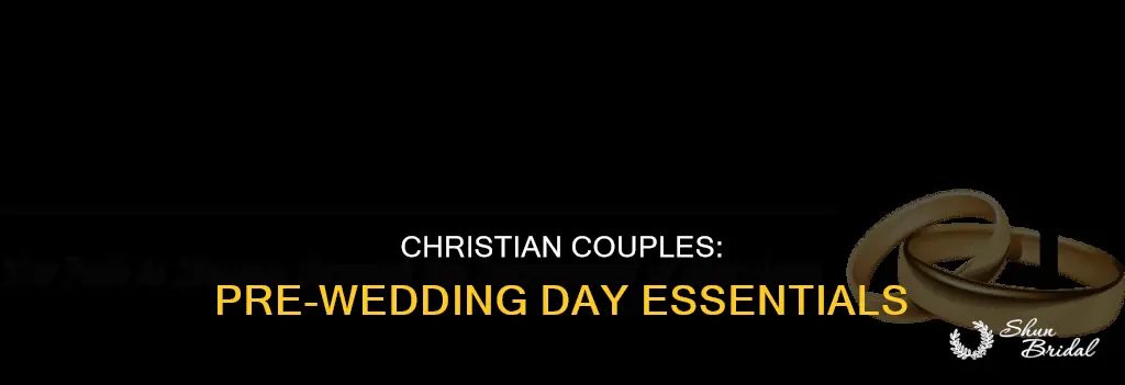 what christian couple need to know before the wedding day