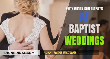 Christian Song Choices for Baptist Weddings