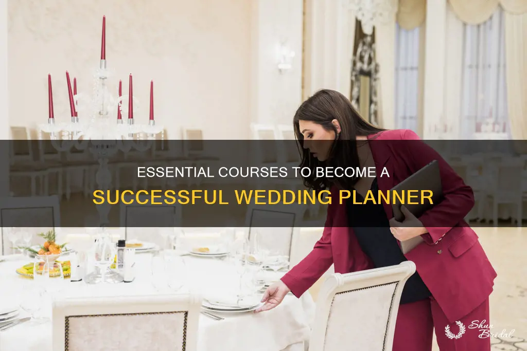 what classes do you take to become a wedding planner