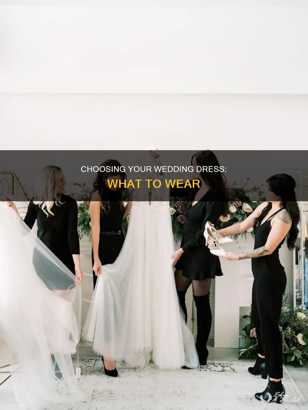 what clothes to wear wedding dress shopping