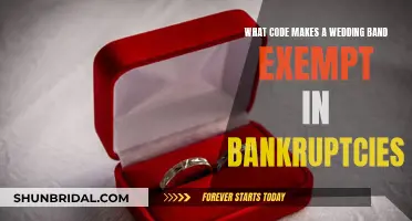 The Wedding Band: Exempt in Bankruptcy?