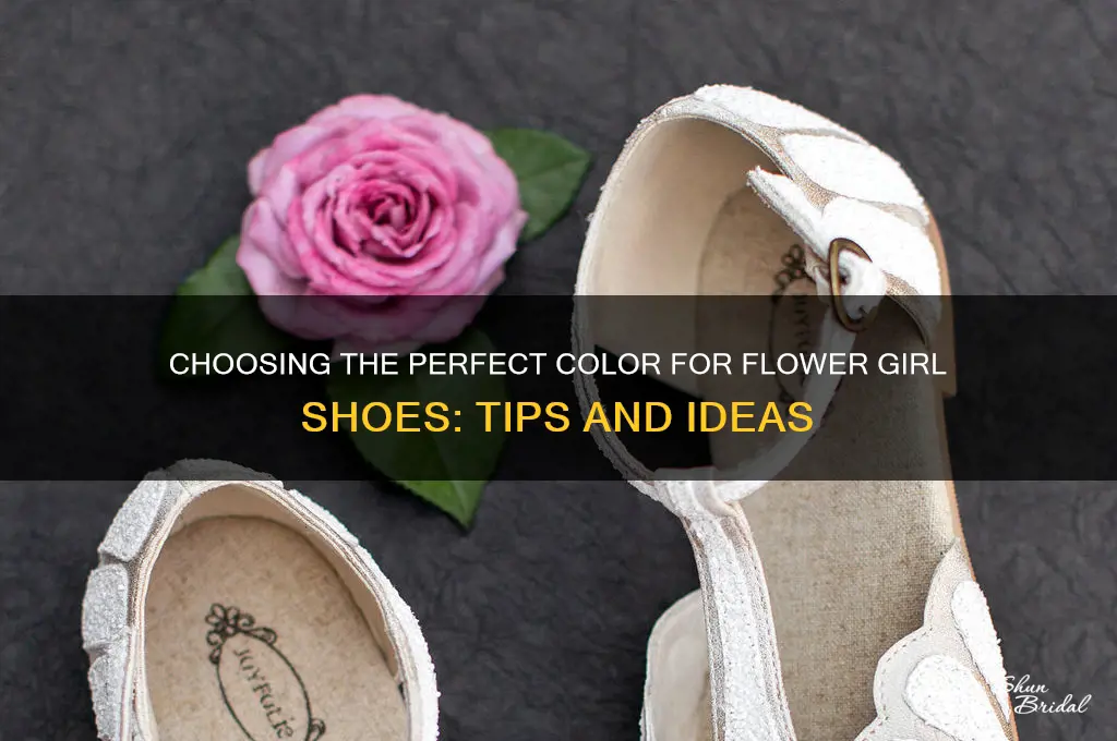 what color are flower girls shoes