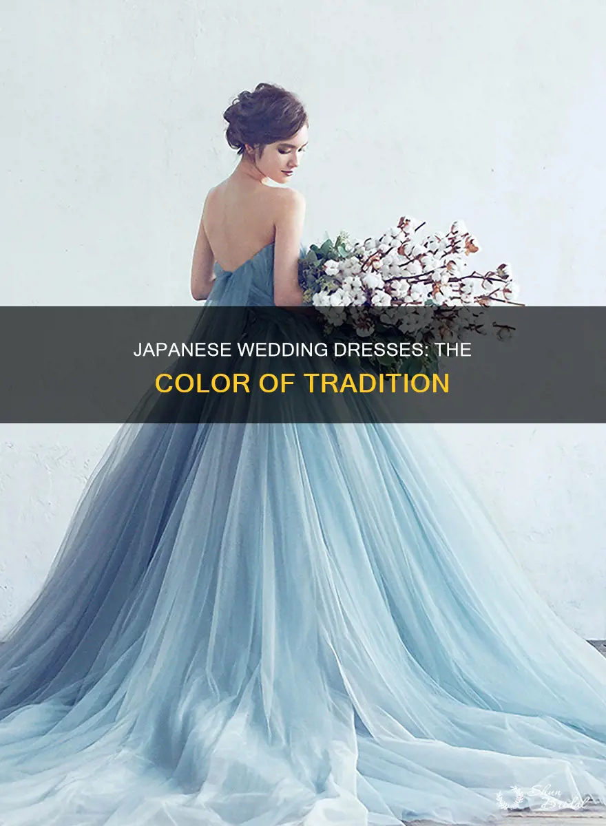 what color are japanese wedding dresses